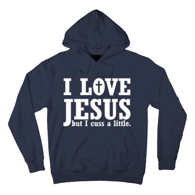 I Love Jesus But I Cuss A Little Hoodie