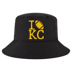 I Love Kansas City Football Fan Cool Comfort Performance Bucket Hat