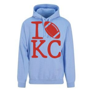 I Love Kansas City Football Fan Unisex Surf Hoodie