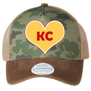 I Love Kansas City KC Football Heart Legacy Tie Dye Trucker Hat