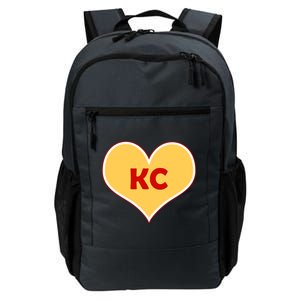 I Love Kansas City KC Football Heart Daily Commute Backpack