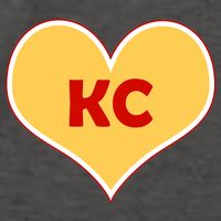 I Love Kansas City KC Football Heart Vector Backpack