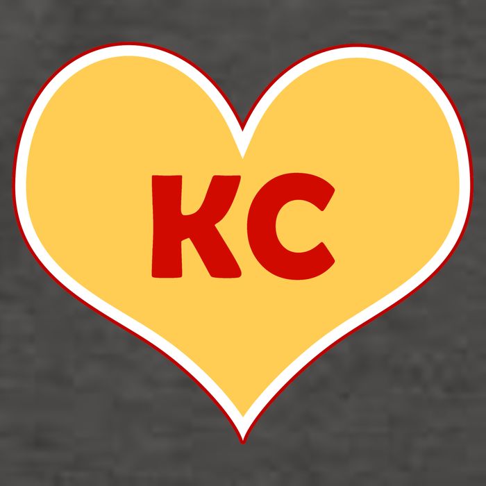 I Love Kansas City KC Football Heart Vector Backpack