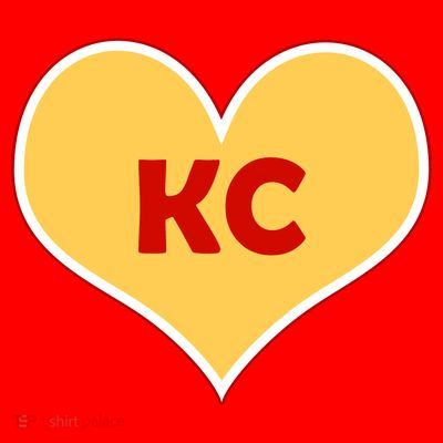 I Love Kansas City KC Football Heart T-Shirt