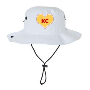 I Love Kansas City KC Football Heart Legacy Cool Fit Booney Bucket Hat