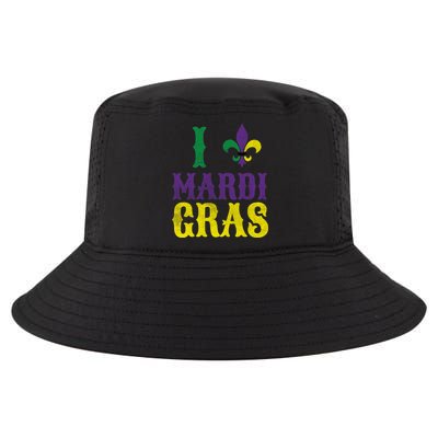 I Love Mardi Gras Cool Comfort Performance Bucket Hat