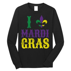 I Love Mardi Gras Long Sleeve Shirt