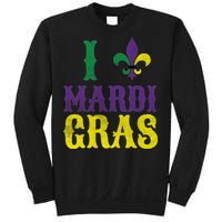 I Love Mardi Gras Sweatshirt