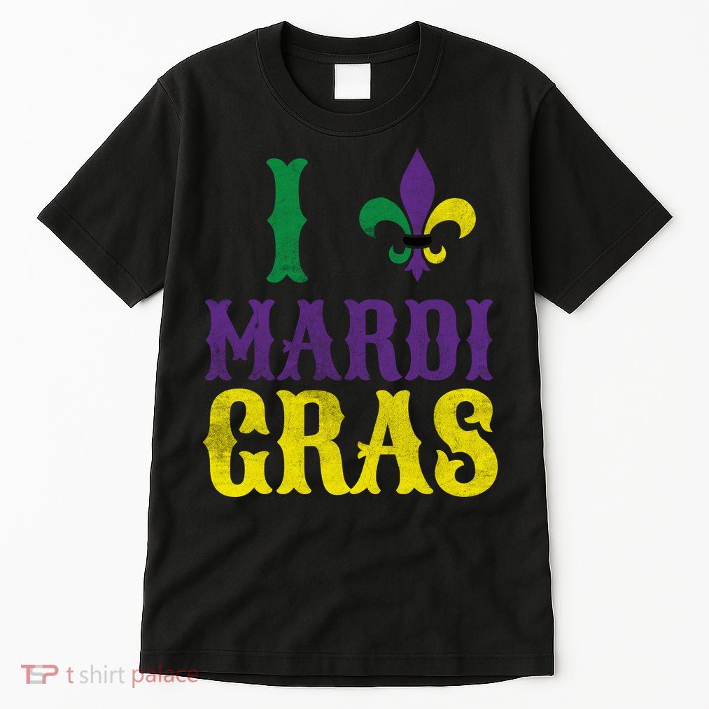 I Love Mardi Gras Tall T-Shirt