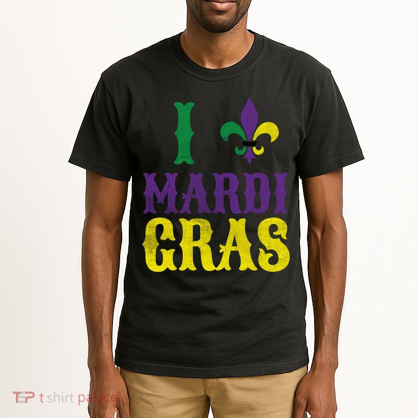 I Love Mardi Gras Tall T-Shirt