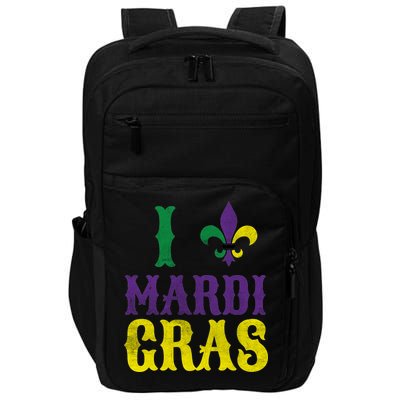 I Love Mardi Gras Impact Tech Backpack