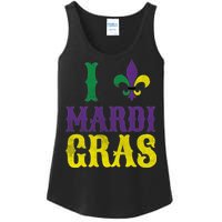 I Love Mardi Gras Ladies Essential Tank