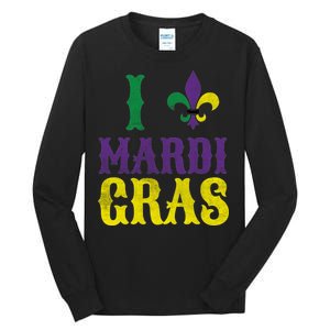 I Love Mardi Gras Tall Long Sleeve T-Shirt