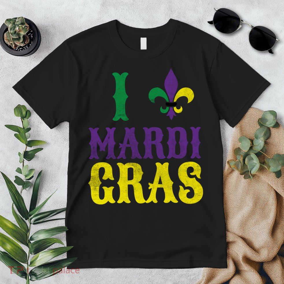 I Love Mardi Gras Premium T-Shirt