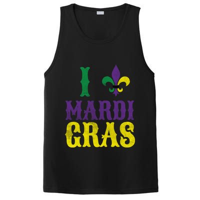I Love Mardi Gras PosiCharge Competitor Tank