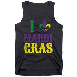 I Love Mardi Gras Tank Top