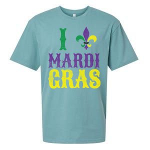 I Love Mardi Gras Sueded Cloud Jersey T-Shirt