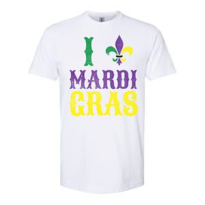 I Love Mardi Gras Softstyle CVC T-Shirt