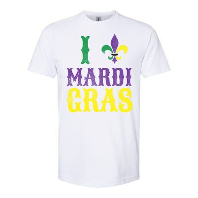 I Love Mardi Gras Softstyle® CVC T-Shirt