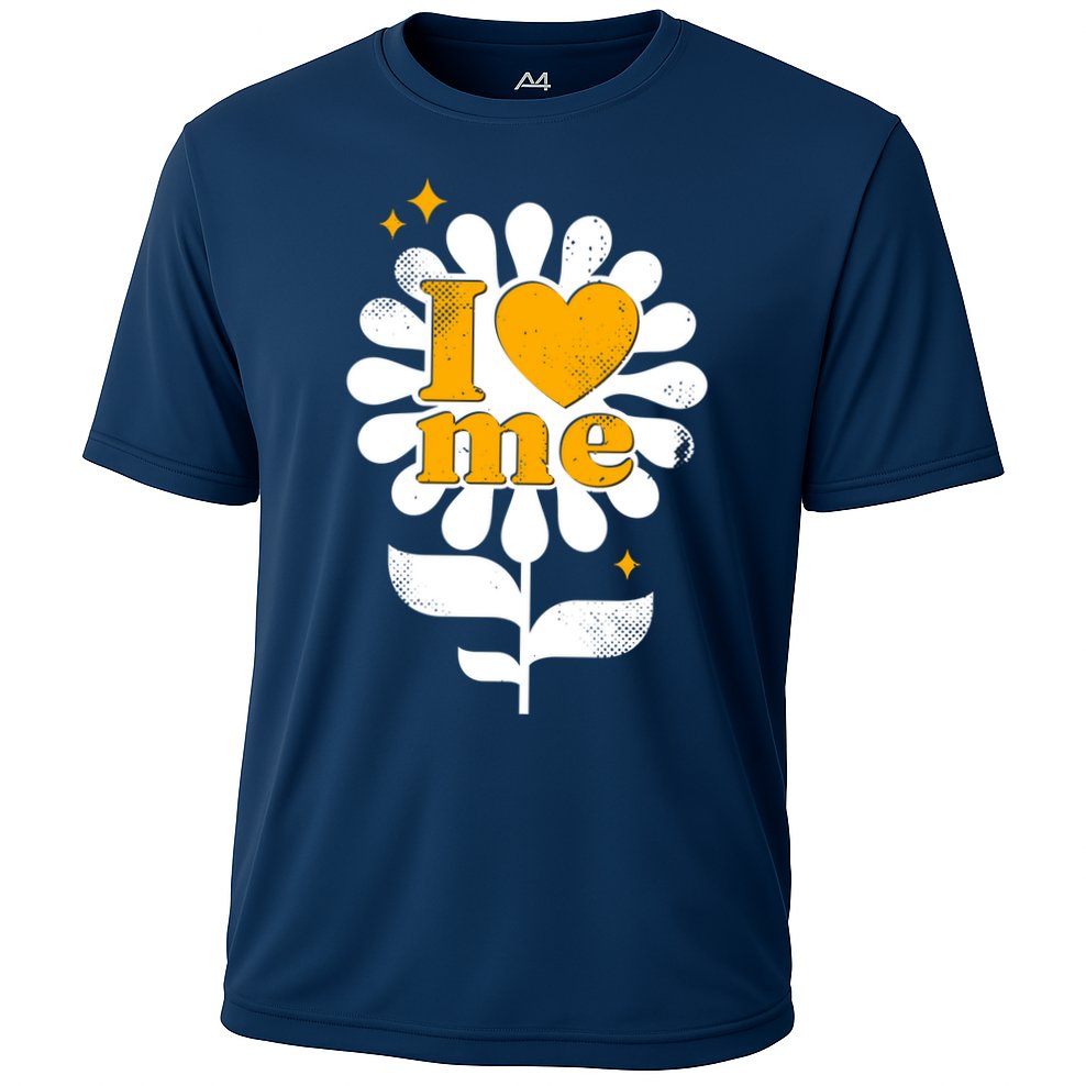 I Love Me Flower Cooling Performance Crew T-Shirt