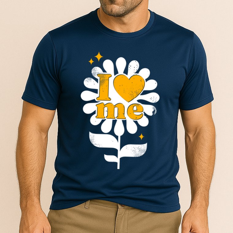 I Love Me Flower Cooling Performance Crew T-Shirt