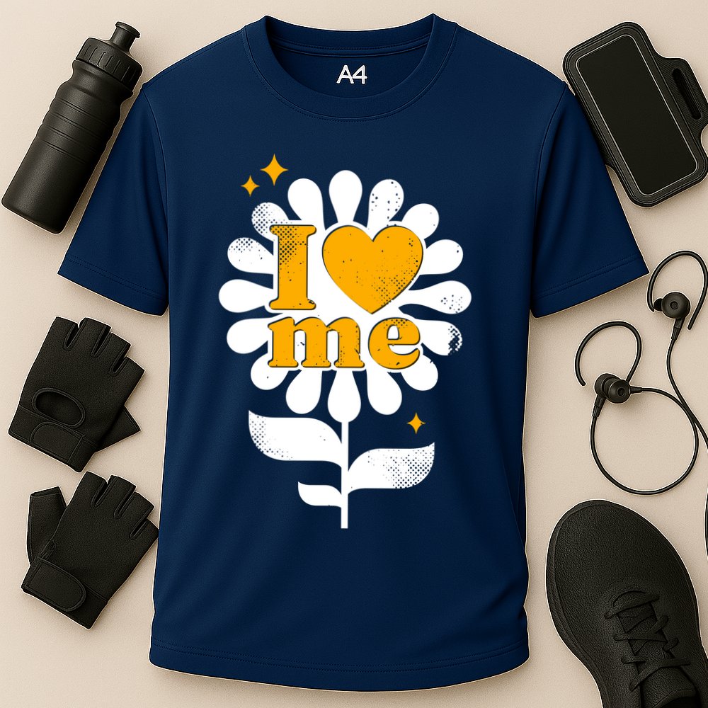I Love Me Flower Cooling Performance Crew T-Shirt