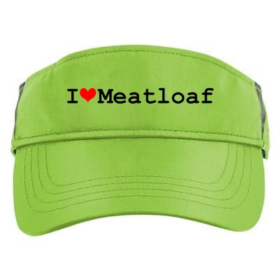 I Love Meatloaf Adult Drive Performance Visor