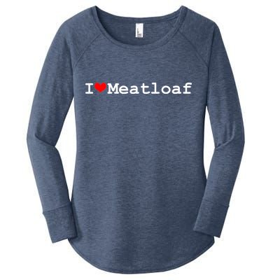 I Love Meatloaf Women's Perfect Tri Tunic Long Sleeve Shirt