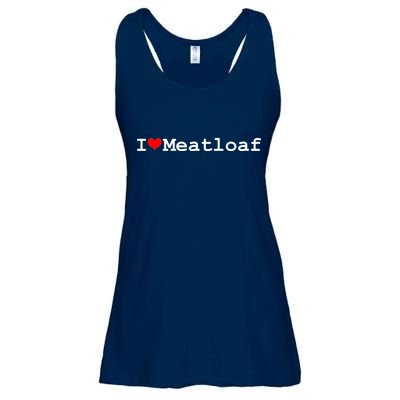 I Love Meatloaf Ladies Essential Flowy Tank