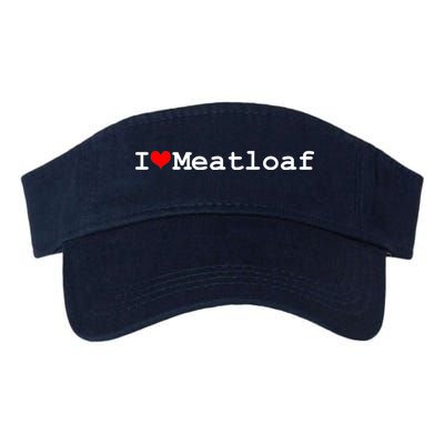 I Love Meatloaf Valucap Bio-Washed Visor