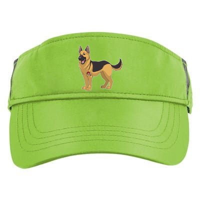 I Love Mom Tattoo German Shepard Adult Drive Performance Visor