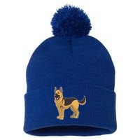 I Love Mom Tattoo German Shepard Pom Pom 12in Knit Beanie