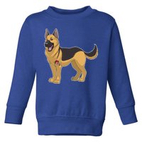 I Love Mom Tattoo German Shepard Toddler Sweatshirt