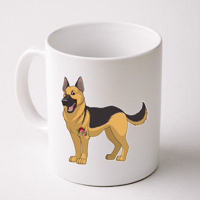 I Love Mom Tattoo German Shepard Coffee Mug