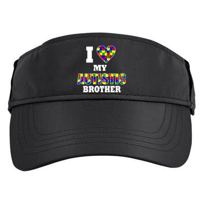 I Love My Autistic Brother Autism Adult Drive Performance Visor