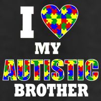 I Love My Autistic Brother Autism Trucker Hat