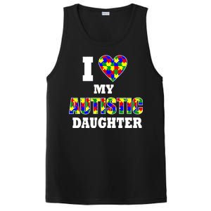 I Love My Autistic Daughter Autism PosiCharge Competitor Tank