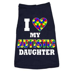 I Love My Autistic Daughter Autism Doggie Tank