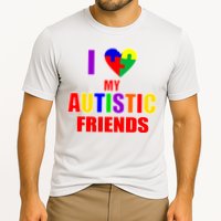 I Love My Autistic Friends Performance Shirt