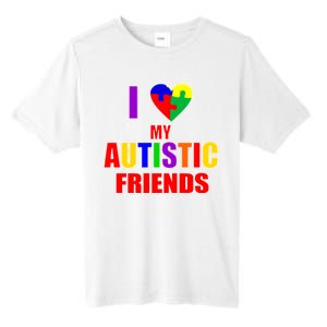 I Love My Autistic Friends Tall Fusion ChromaSoft Performance T-Shirt