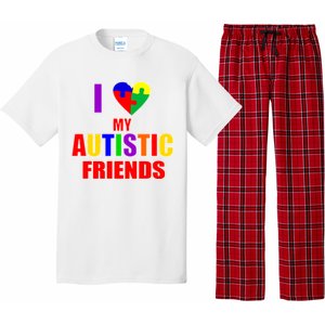 I Love My Autistic Friends Pajama Set