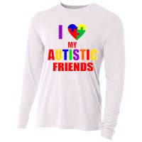 I Love My Autistic Friends Cooling Performance Long Sleeve Crew