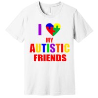 I Love My Autistic Friends Premium T-Shirt