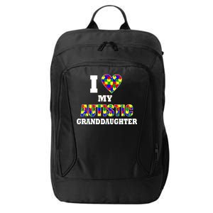 I Love My Autistic Granddaughter Autism City Backpack