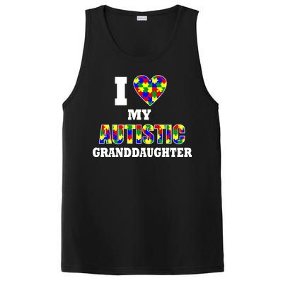 I Love My Autistic Granddaughter Autism PosiCharge Competitor Tank