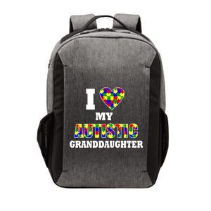 I Love My Autistic Granddaughter Autism Vector Backpack