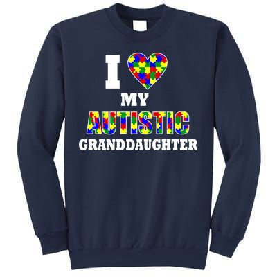 I Love My Autistic Granddaughter Autism Sweatshirt