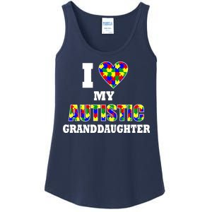 I Love My Autistic Granddaughter Autism Ladies Essential Tank