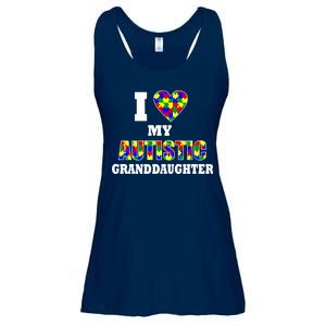 I Love My Autistic Granddaughter Autism Ladies Essential Flowy Tank