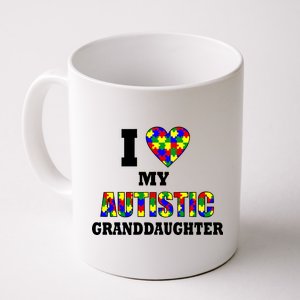 I Love My Autistic Granddaughter Autism Coffee Mug